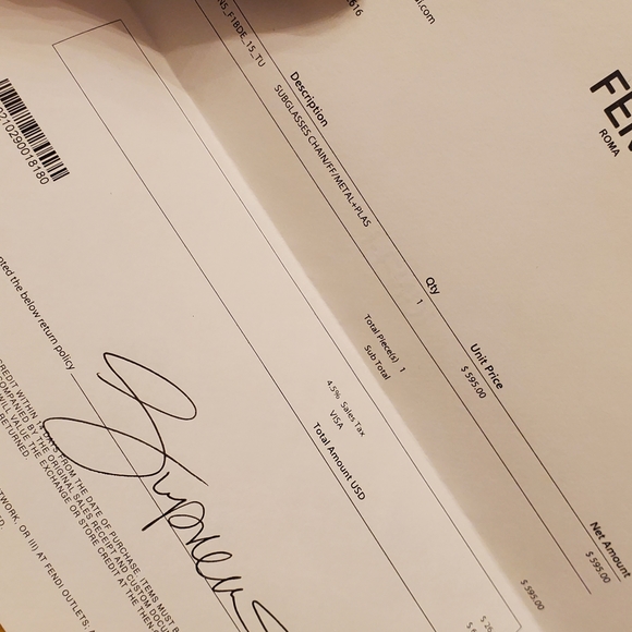 Authentic Fendi Logo Eyeglass Chain - Picture 9 of 11